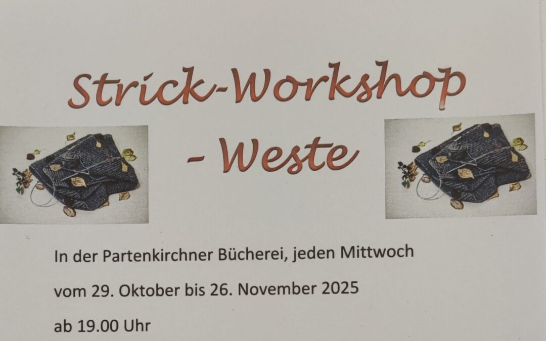 Strick-Workshop – Weste