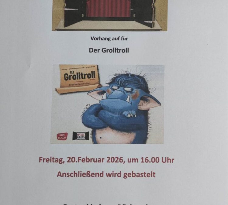 Wir öffnen unser Erzähltheater!