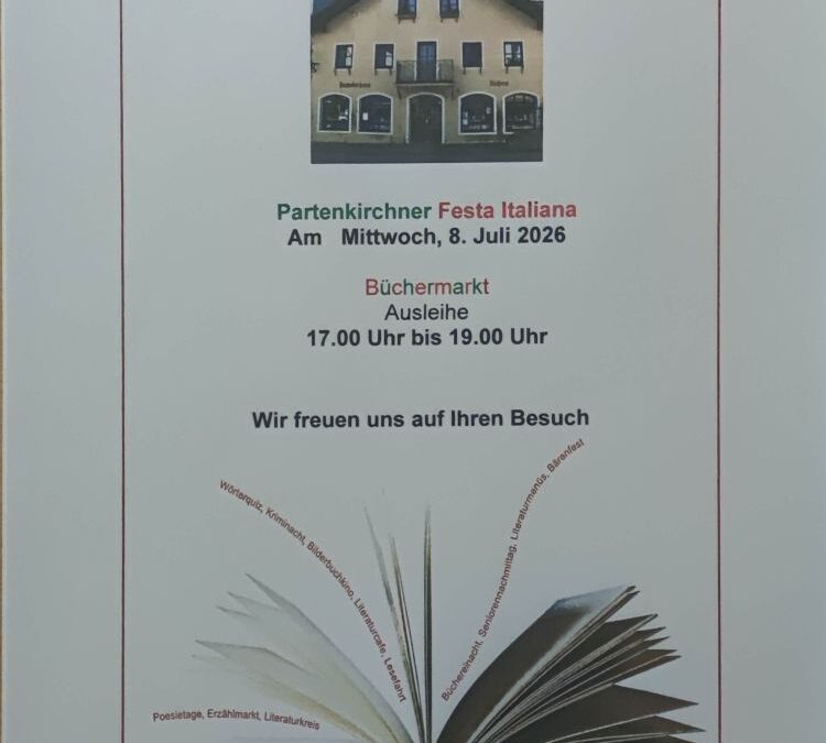 Bücherflohmarkt – Festa Italiana